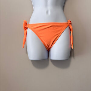 Salt + Cove Size Small Bright Orange Side Tie Bikini Bottoms NWT
